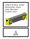 Structural Tube Rotating Axle End Trk - 115326-17